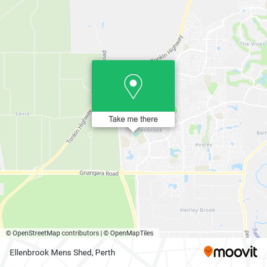 Ellenbrook Mens Shed map