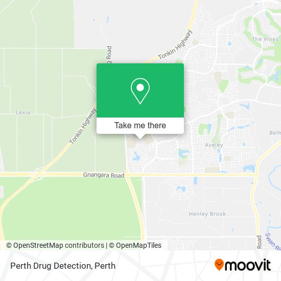 Perth Drug Detection map
