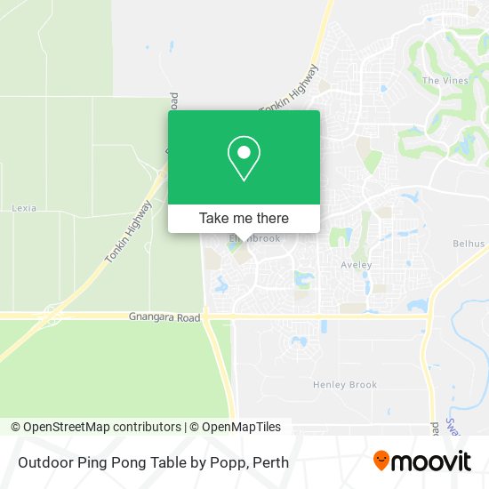 Outdoor Ping Pong Table by Popp map