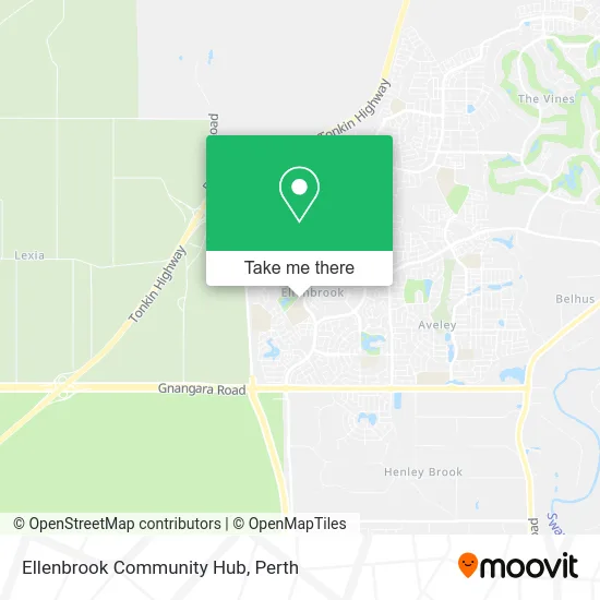 Mapa Ellenbrook Community Hub