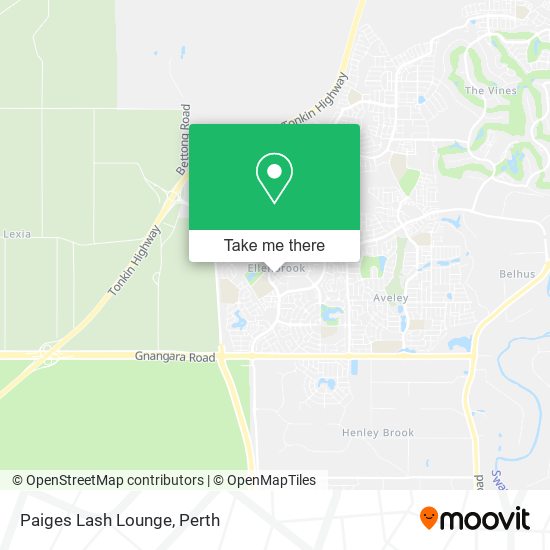 Paiges Lash Lounge map