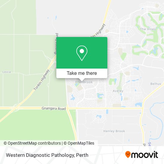 Western Diagnostic Pathology map
