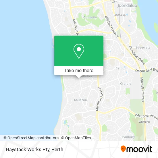 Haystack Works Pty map