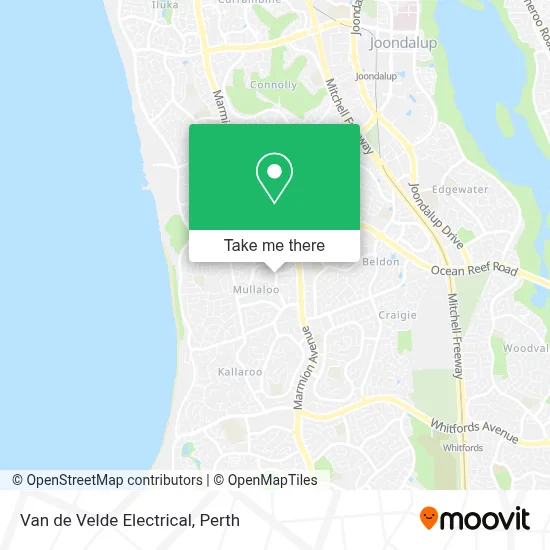 Mapa Van de Velde Electrical