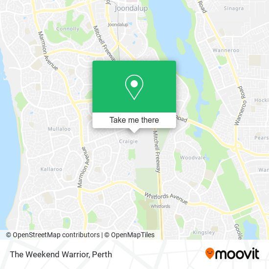 The Weekend Warrior map