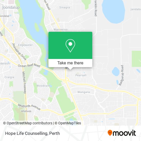 Hope Life Counselling map