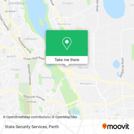 State Security Services map