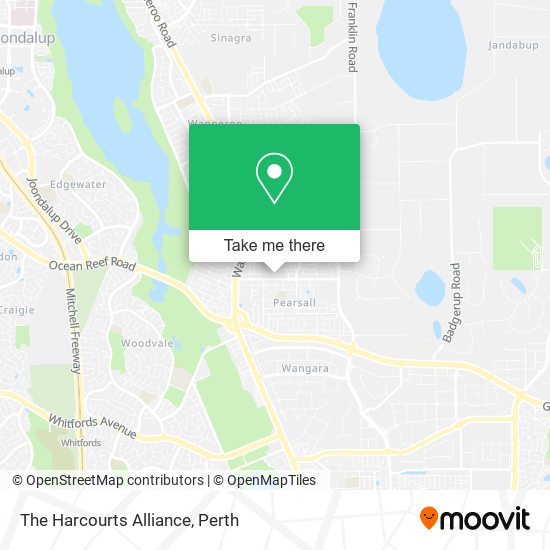 The Harcourts Alliance map