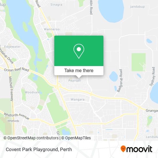 Covent Park Playground map