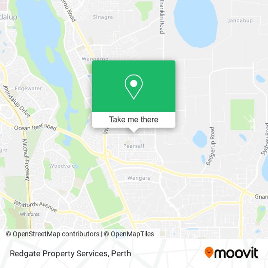 Redgate Property Services map