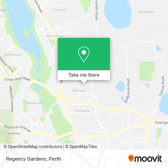 Mapa Regency Gardens