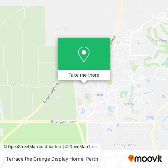Terrace the Grange Display Home map