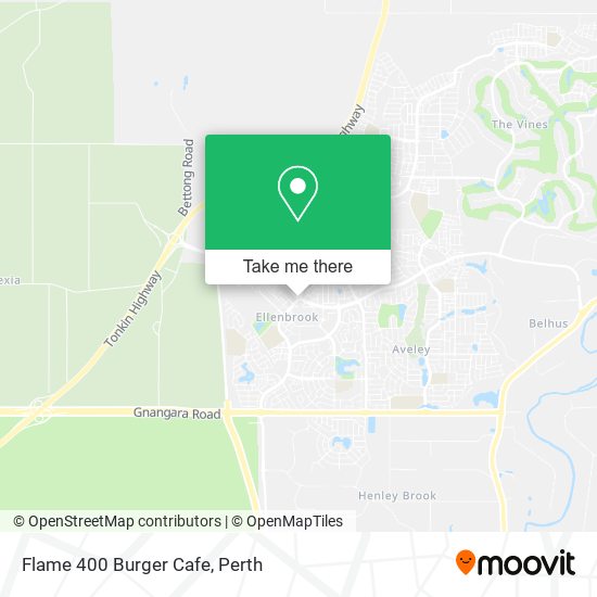 Flame 400 Burger Cafe map