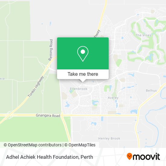 Adhel Achiek Health Foundation map