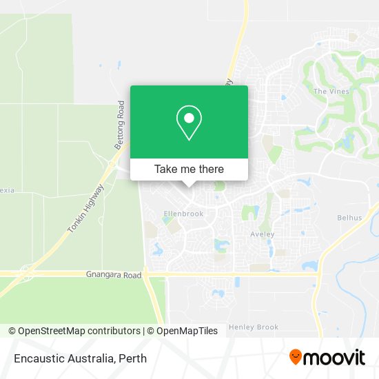 Encaustic Australia map