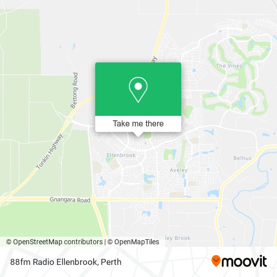 88fm Radio Ellenbrook map