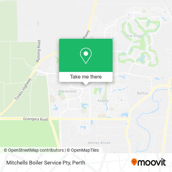 Mitchells Boiler Service Pty map