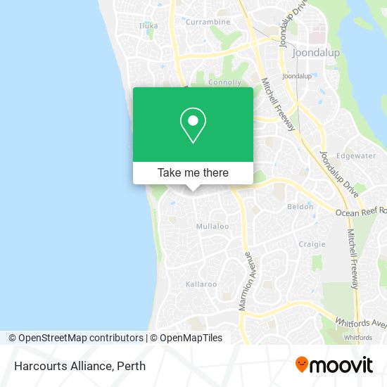 Harcourts Alliance map