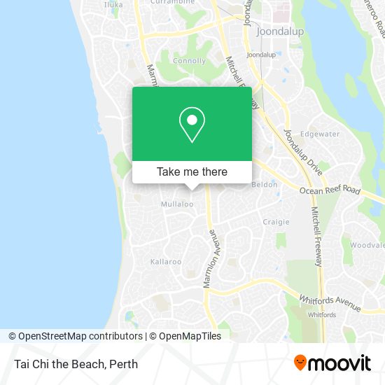 Tai Chi the Beach map