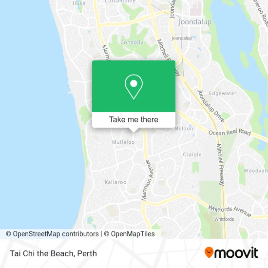 Mapa Tai Chi the Beach