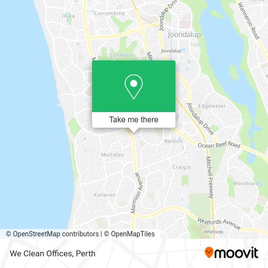 Mapa We Clean Offices