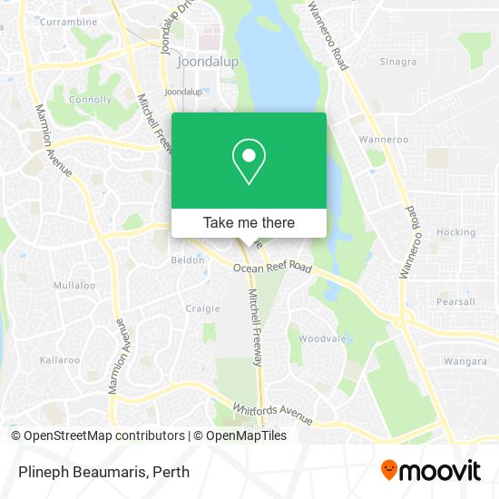 Plineph Beaumaris map