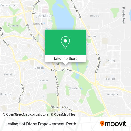 Healings of Divine Empowerment map