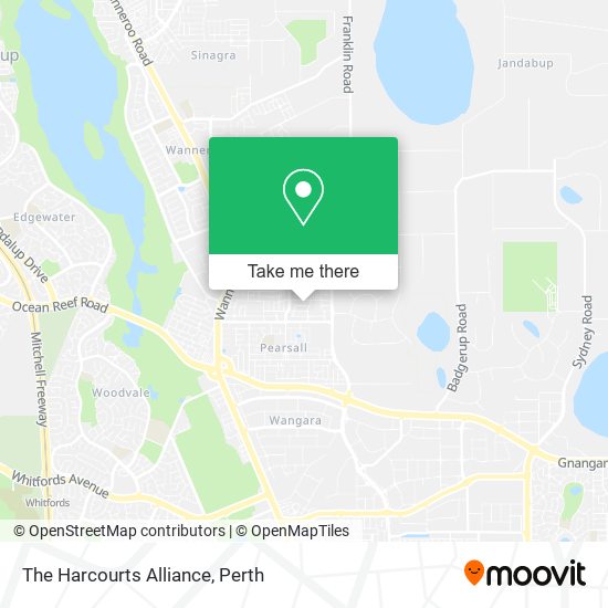 The Harcourts Alliance map