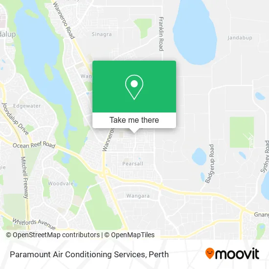 Mapa Paramount Air Conditioning Services