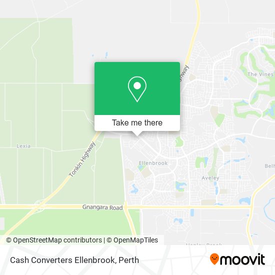 Cash Converters Ellenbrook map