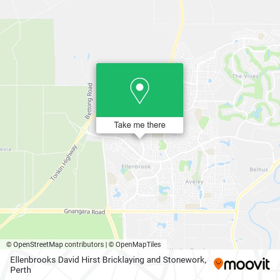 Ellenbrooks David Hirst Bricklaying and Stonework map