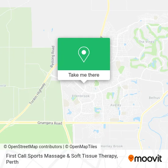 Mapa First Call Sports Massage & Soft Tissue Therapy