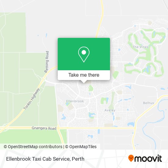 Ellenbrook Taxi Cab Service map