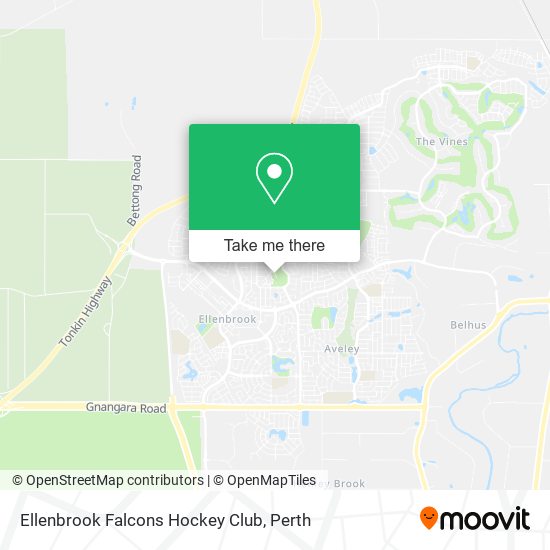 Ellenbrook Falcons Hockey Club map