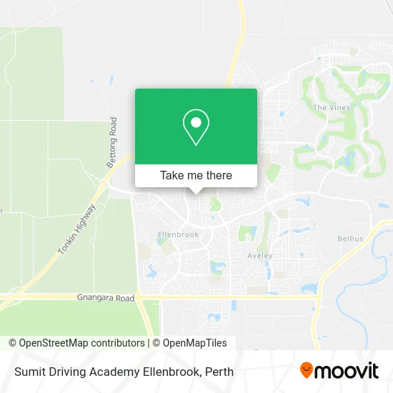 Mapa Sumit Driving Academy Ellenbrook