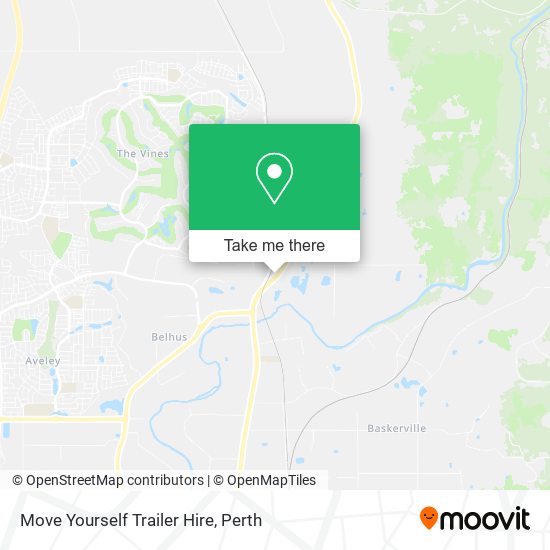 Move Yourself Trailer Hire map