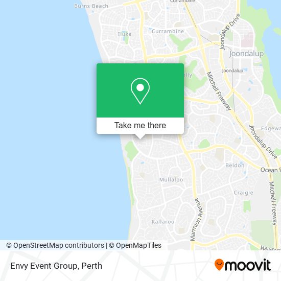 Envy Event Group map