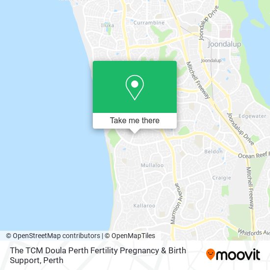 The TCM Doula Perth Fertility Pregnancy & Birth Support map
