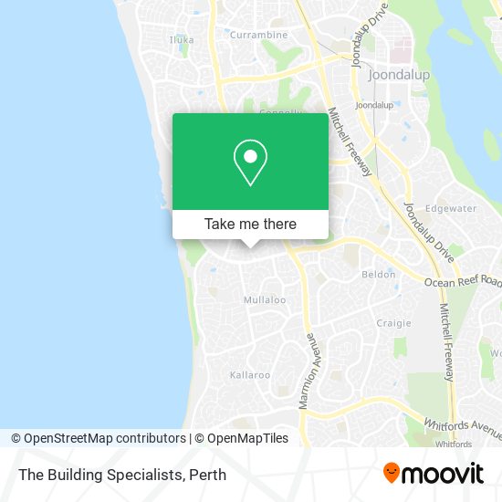 Mapa The Building Specialists