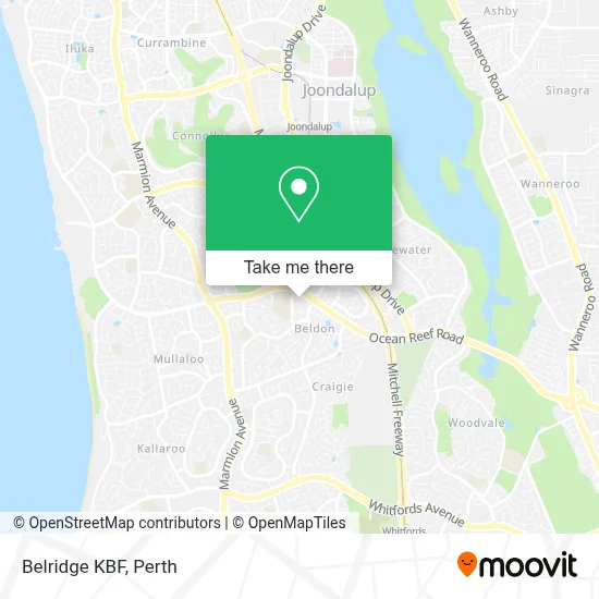Mapa Belridge KBF