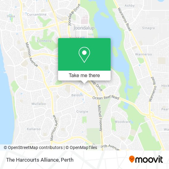The Harcourts Alliance map