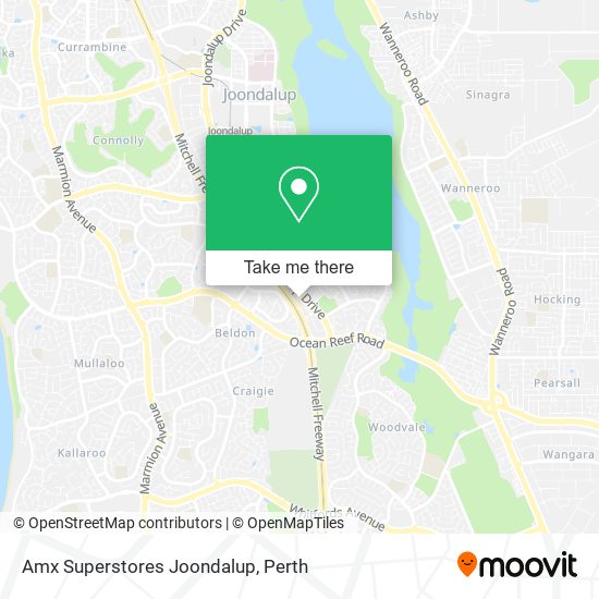 Amx Superstores Joondalup map