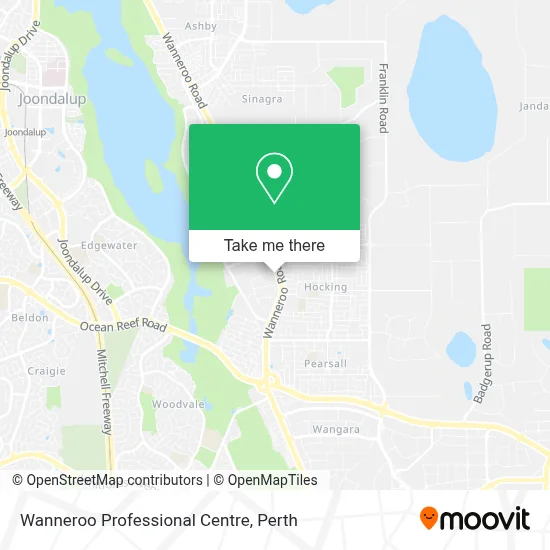 Mapa Wanneroo Professional Centre