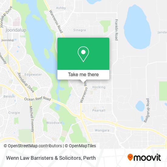 Wenn Law Barristers & Solicitors map