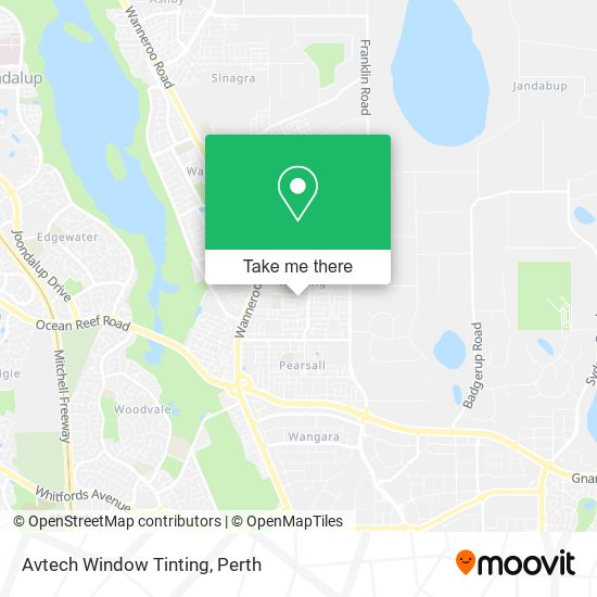 Avtech Window Tinting map