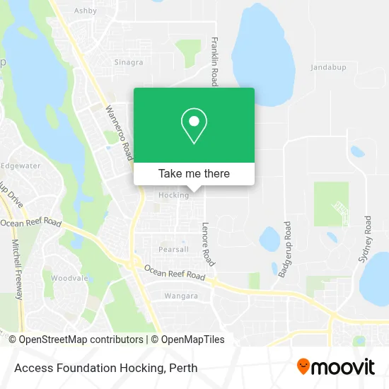 Access Foundation Hocking map