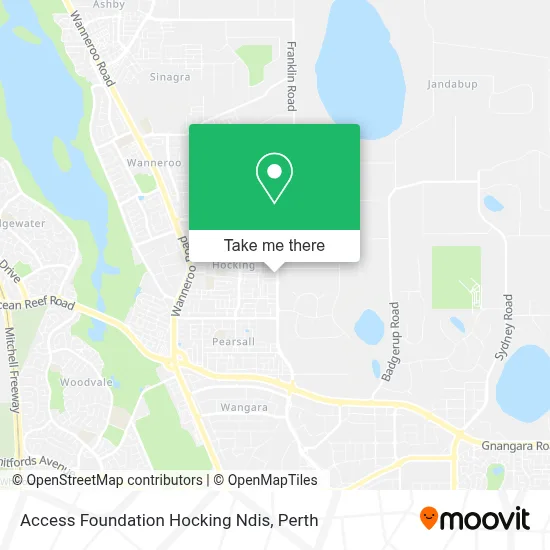 Mapa Access Foundation Hocking Ndis