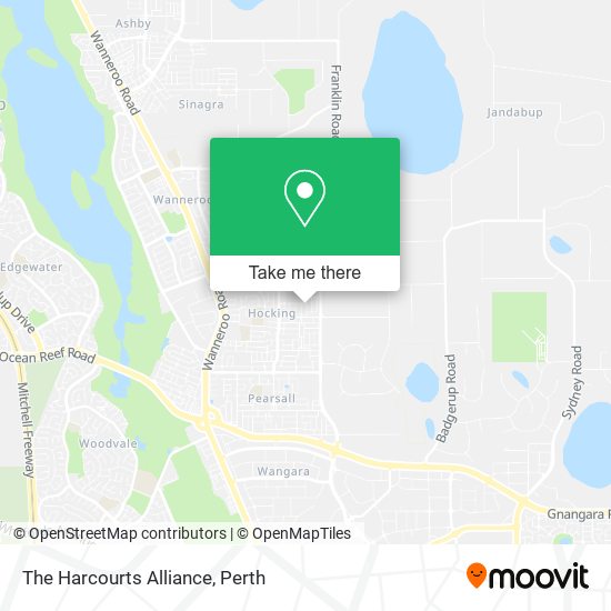 The Harcourts Alliance map