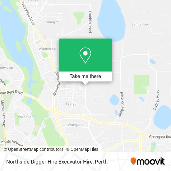 Northside Digger Hire Excavator Hire map