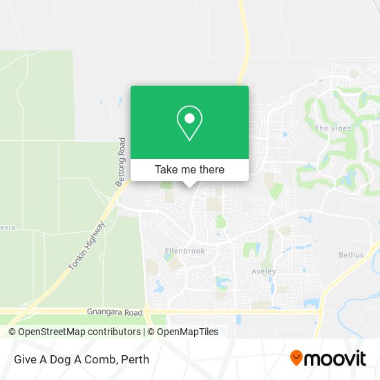 Give A Dog A Comb map